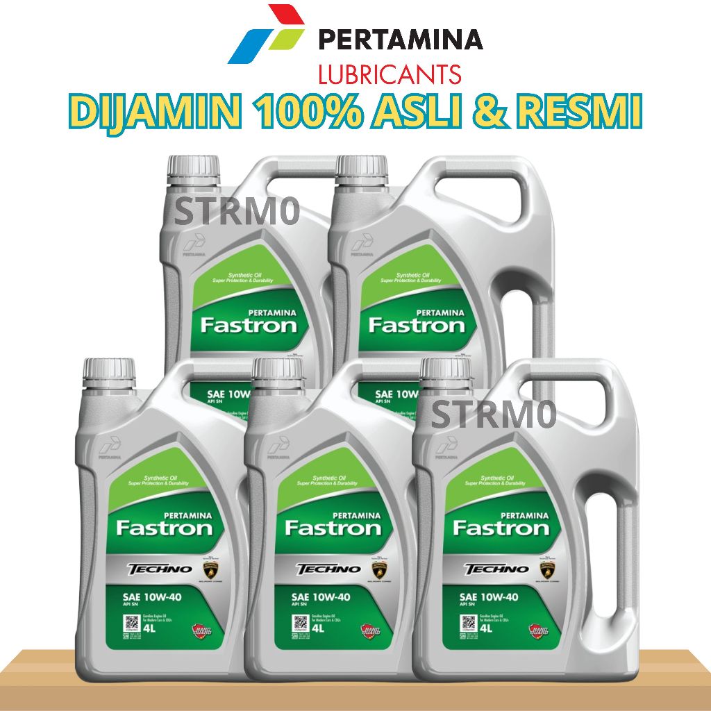 Oli Mobil Pertamina Fastron Techno 10W-40 4 Liter Original 100%
