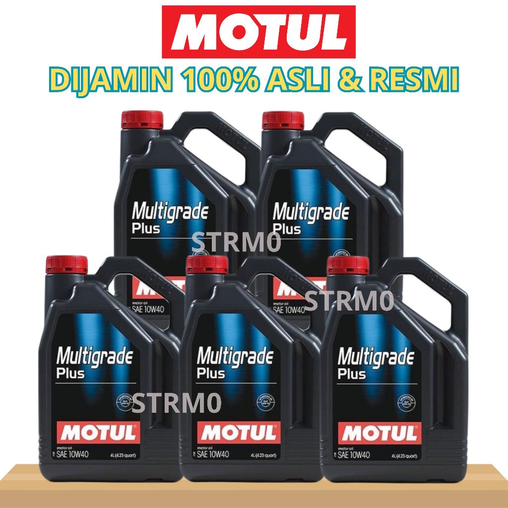 Oli Motul Multigrade Plus 10W-40 4 Liter Original 100%