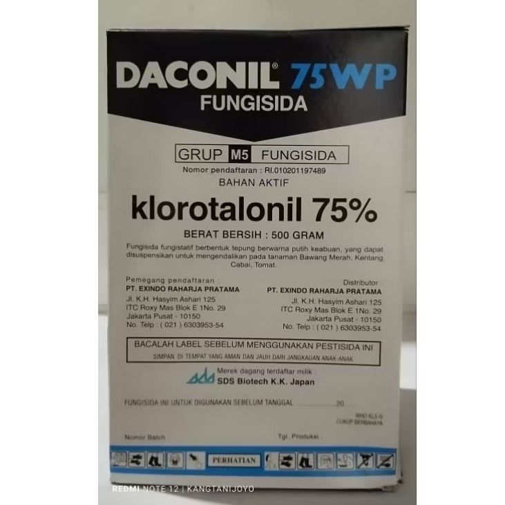 DACONIL 75wp 500GRAM