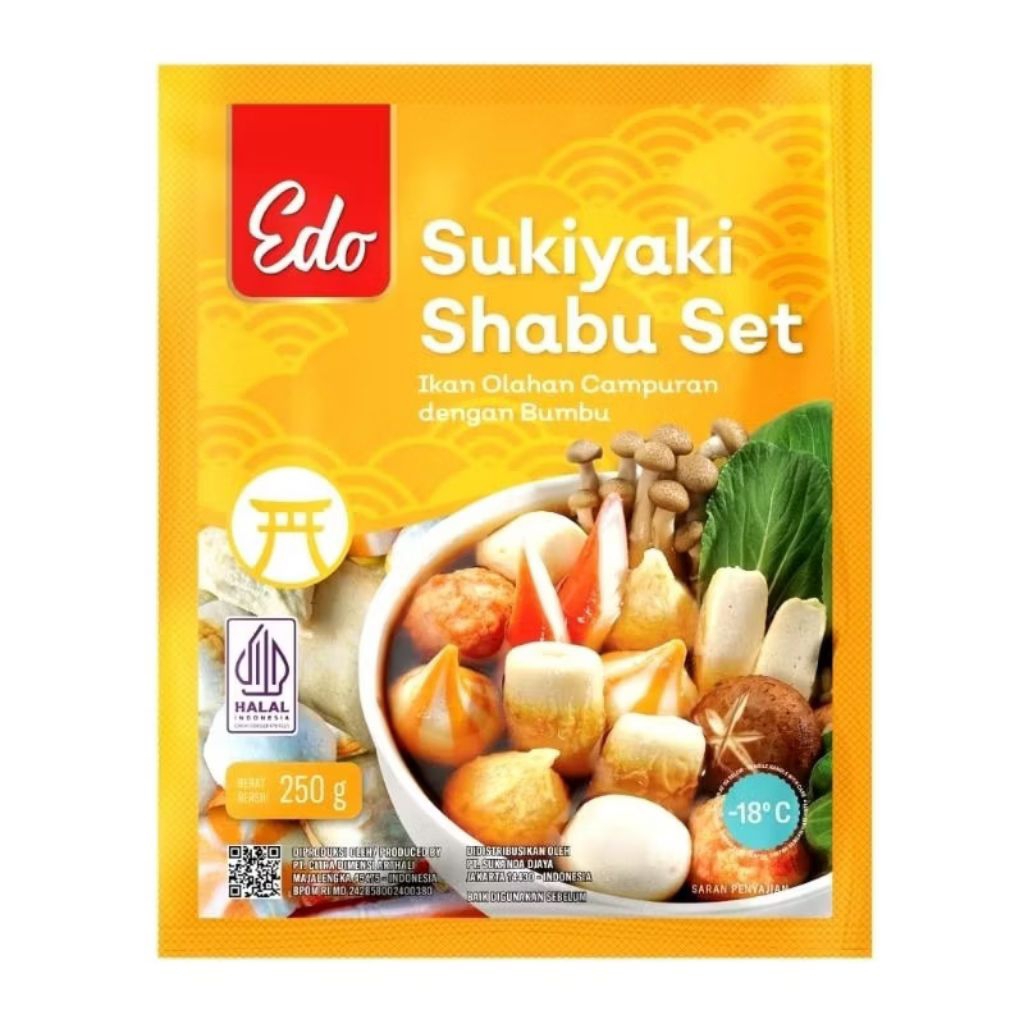 

Edo Sukiyaki Shabu Set 250 gr