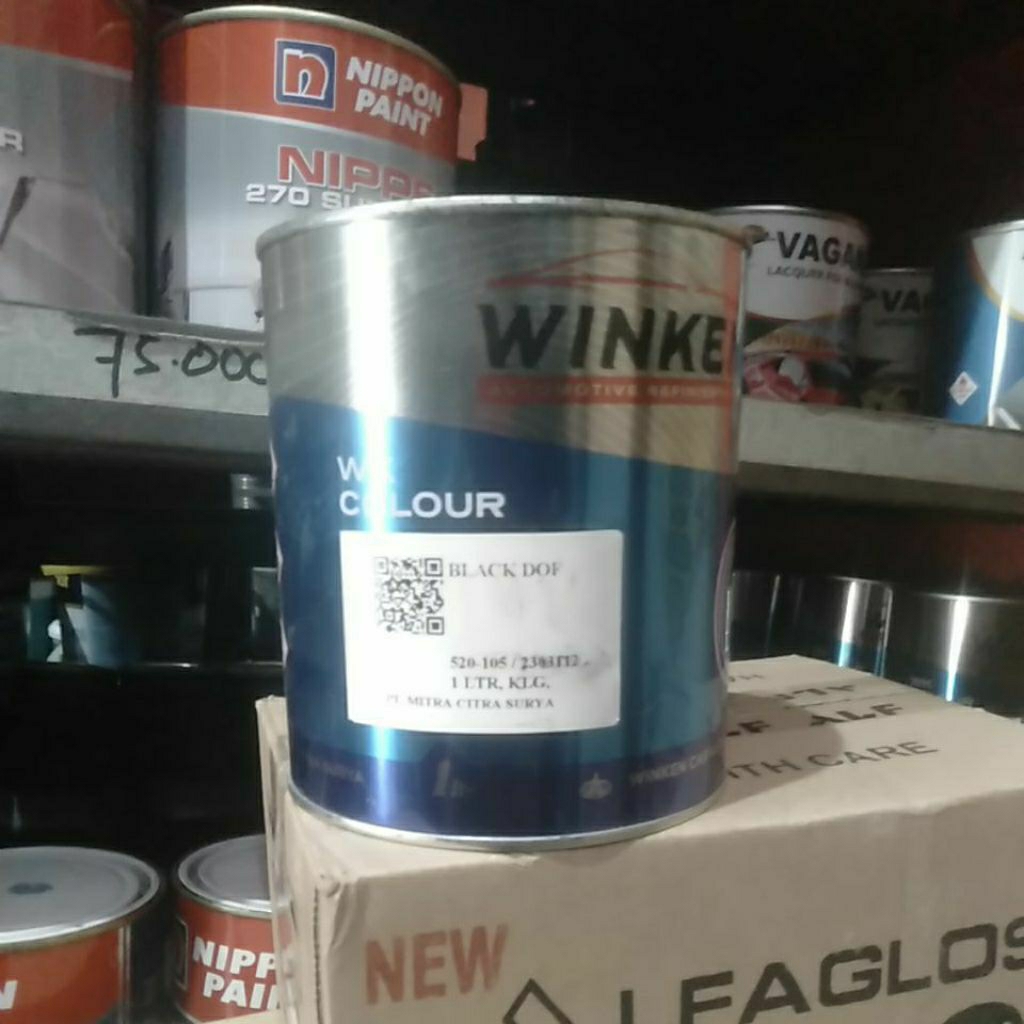 cat Duco BLACK DOF cat mobil,motor,kayu,dan besi cepat kering 1kg