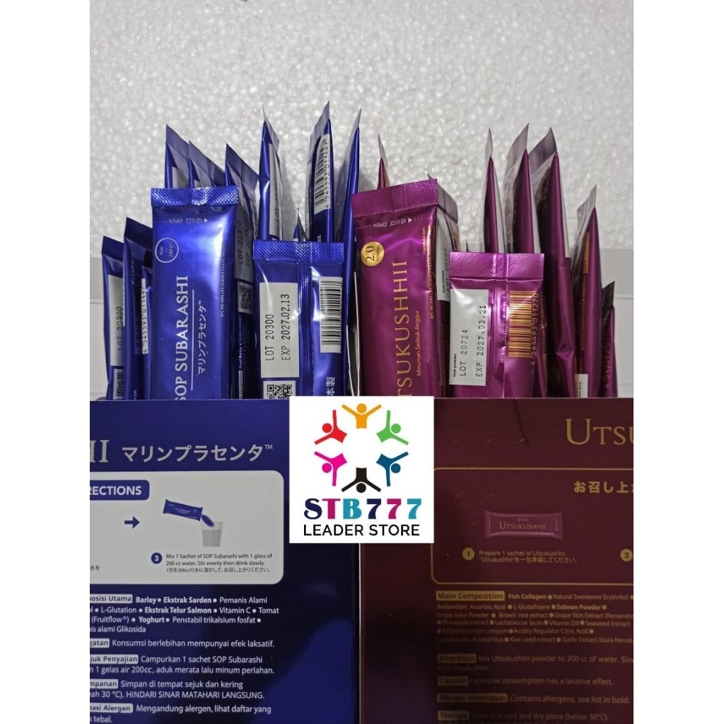 

SUBARASHI UTSU GOLD-MIX 1 BOX 14+14 SACHET
