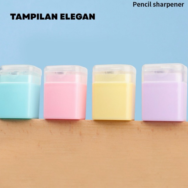 

Rautan Serutan Pensil Putar Sharpener Dengan Penutup