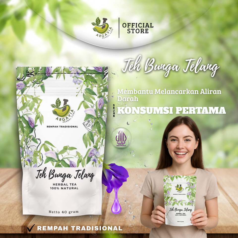 

Bunga Telang Tea | Teh Herbal Warna Biru – Kaya Antioksidan & Cegah Penuaan