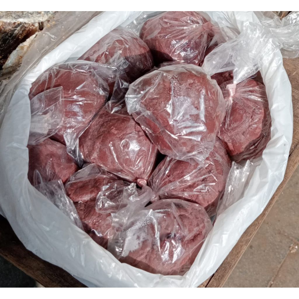 

Terasi Beureum Mentah,Bagan Kemasan Plastik