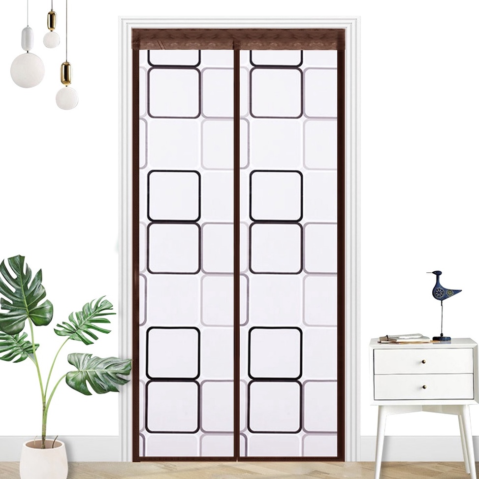 KODE I55U Luxuryparty M3A Tirai Magnet KamarAC Tirai Magnet Ukuran 21x1cm Tirai Kamar Mandi Bahan PE