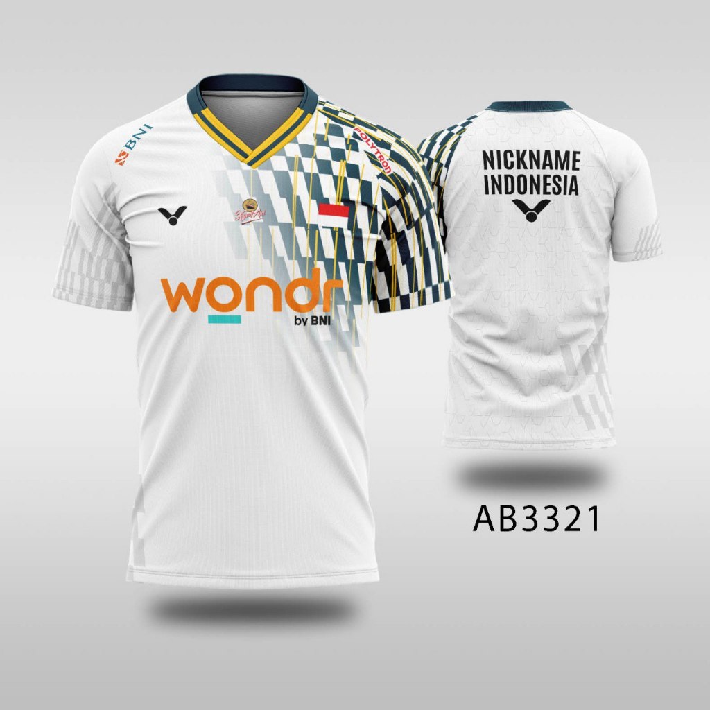 Kaos Jersey Olahraga Sport Badminton Custom Special Indonesia Master 2025