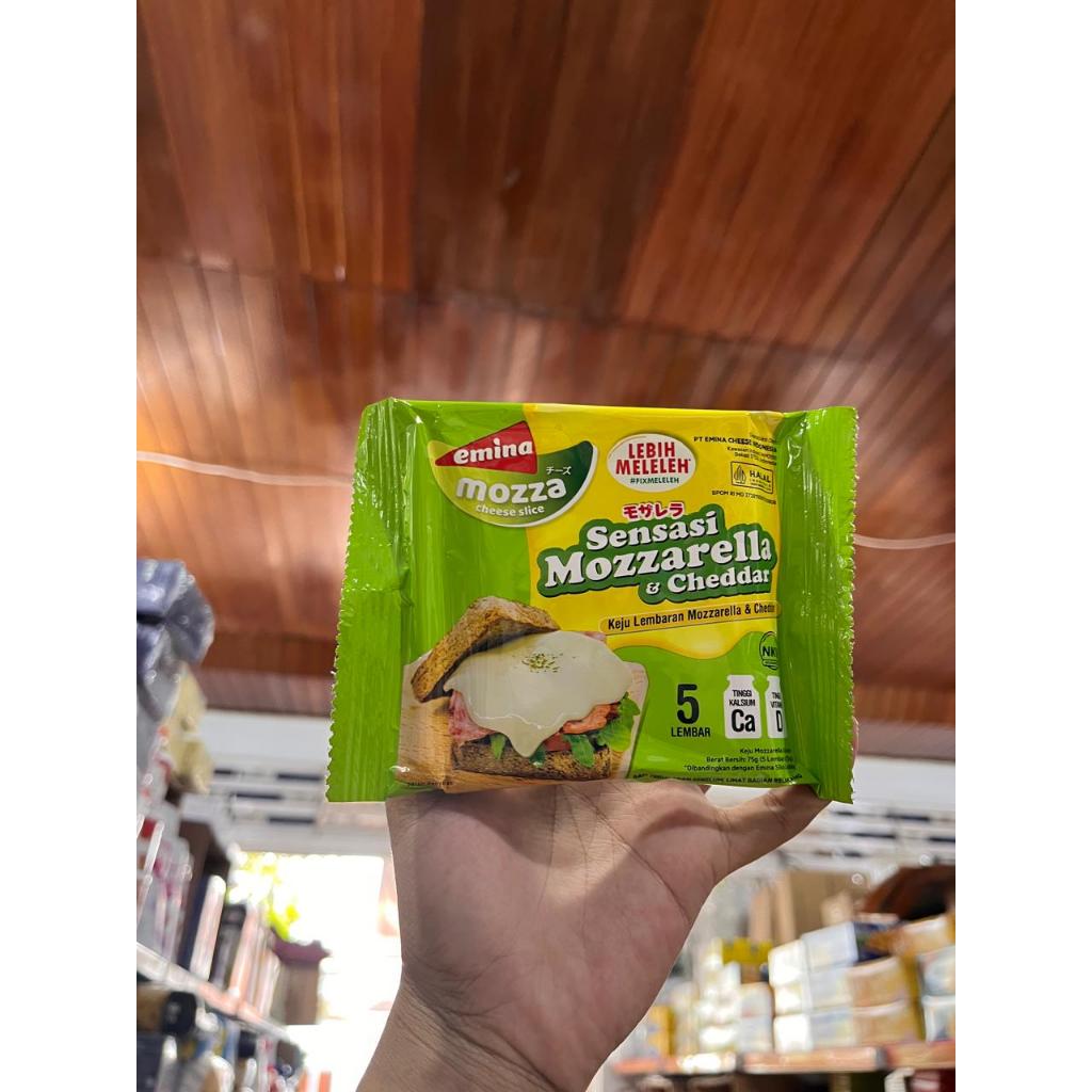 

Mozzarella Slice Emina / Keju Slice Mozarella Emina / Mozarella Cheese Slice Emina - 5's