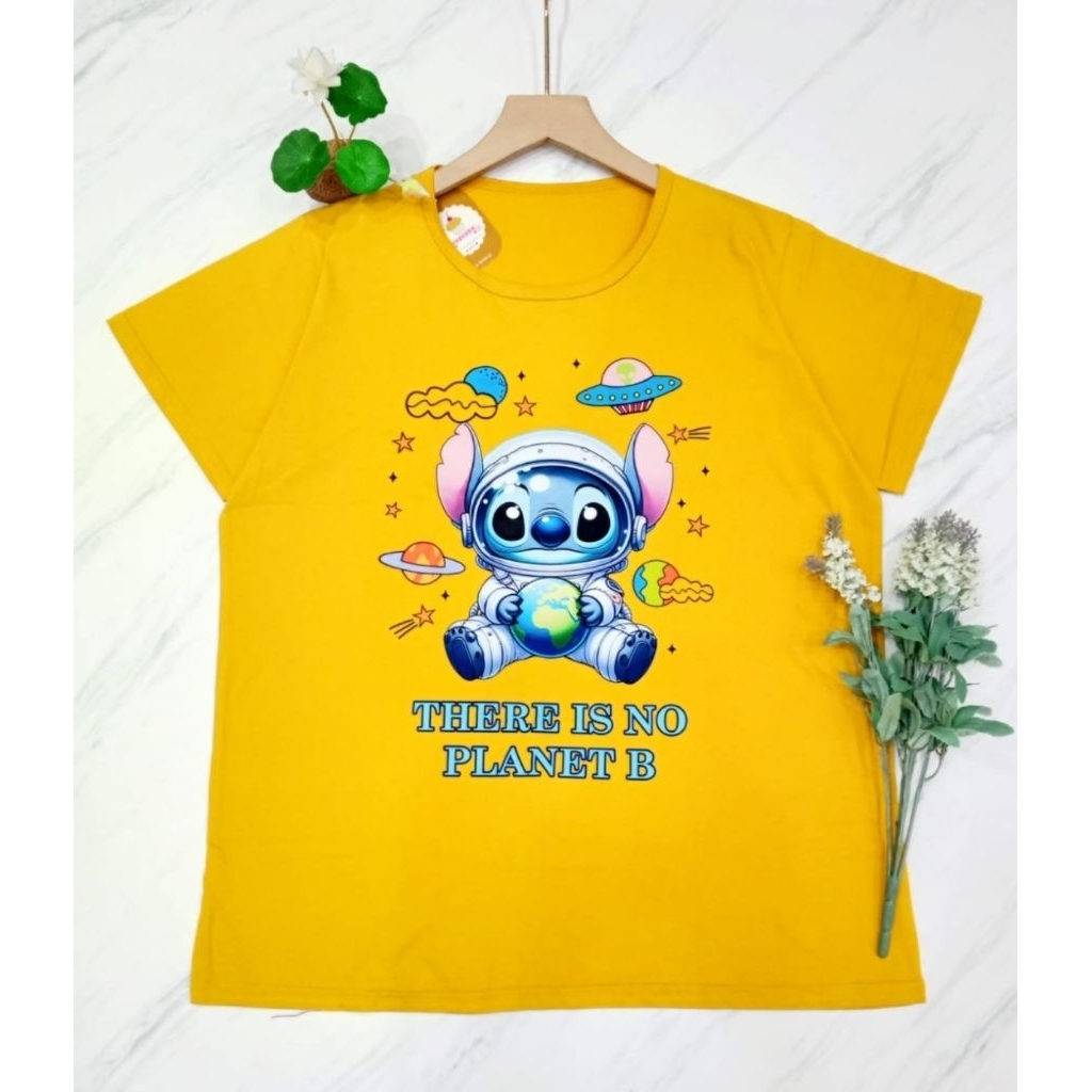 Kaos Jumbo Wanita XXXL Oreenjy Cupcake Model Lurus
