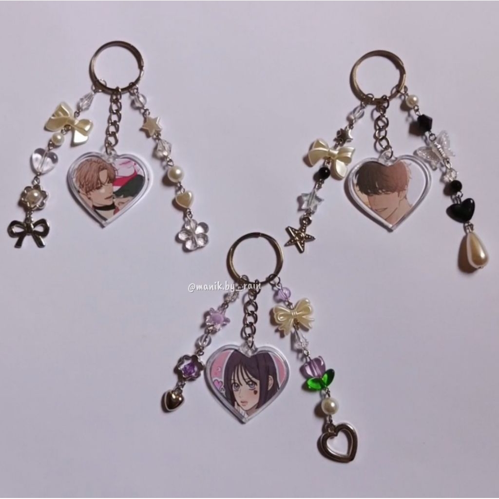 OPERATION TRUE LOVE KEYCHAIN BAG CHARM MANHWA WEBTOON EUNHYUK SOO AE DOHWA