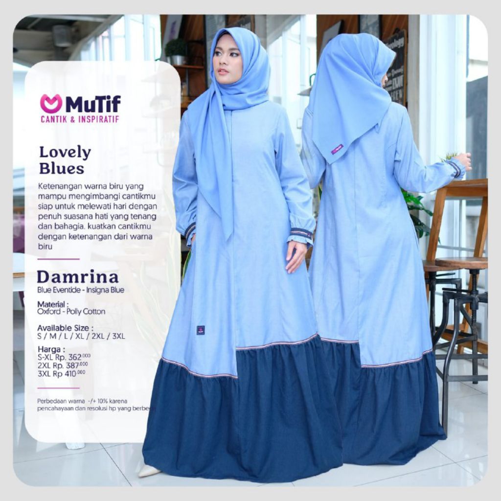 Promo Gamis Dewasa Ori Mutif/ Gamis Branded