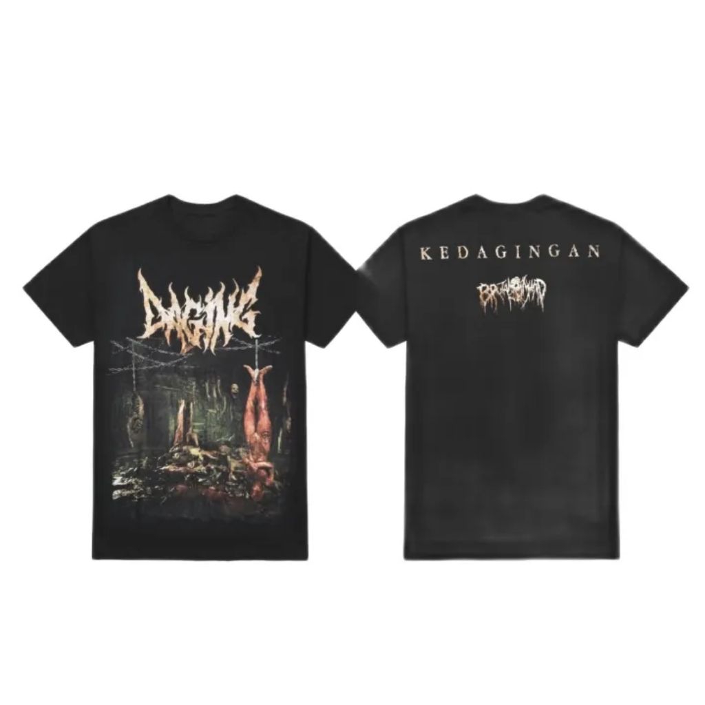T-shirt Daging Kaos Band Metal