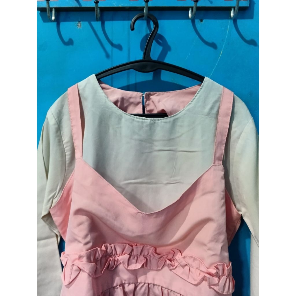 PL ATASAN PINK PUTIH WANITA