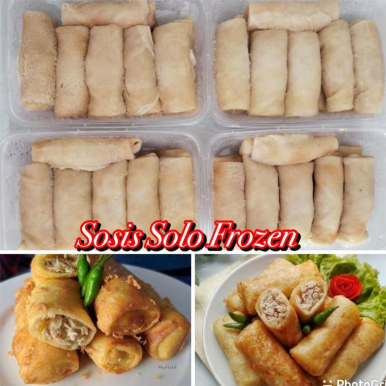 

Promo Sosis Solo goreng dan kukus frozen isi full daging ayam isi 1 pcs