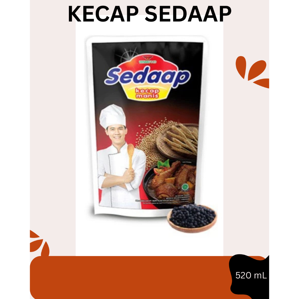 

Sedaap Kecap Manis Pouch 700g/520ml Gurih Kental