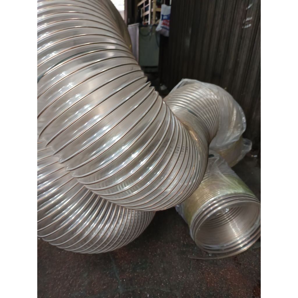 Selang Flexible Pu ducting hose tahan panas 5" inch