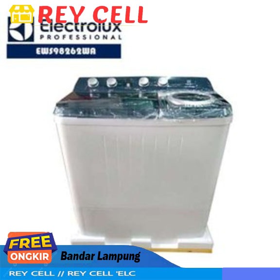 Mesin Cuci 2 tabung Electrolux 8kg tipe 98262 garansi resmi bandar lampung