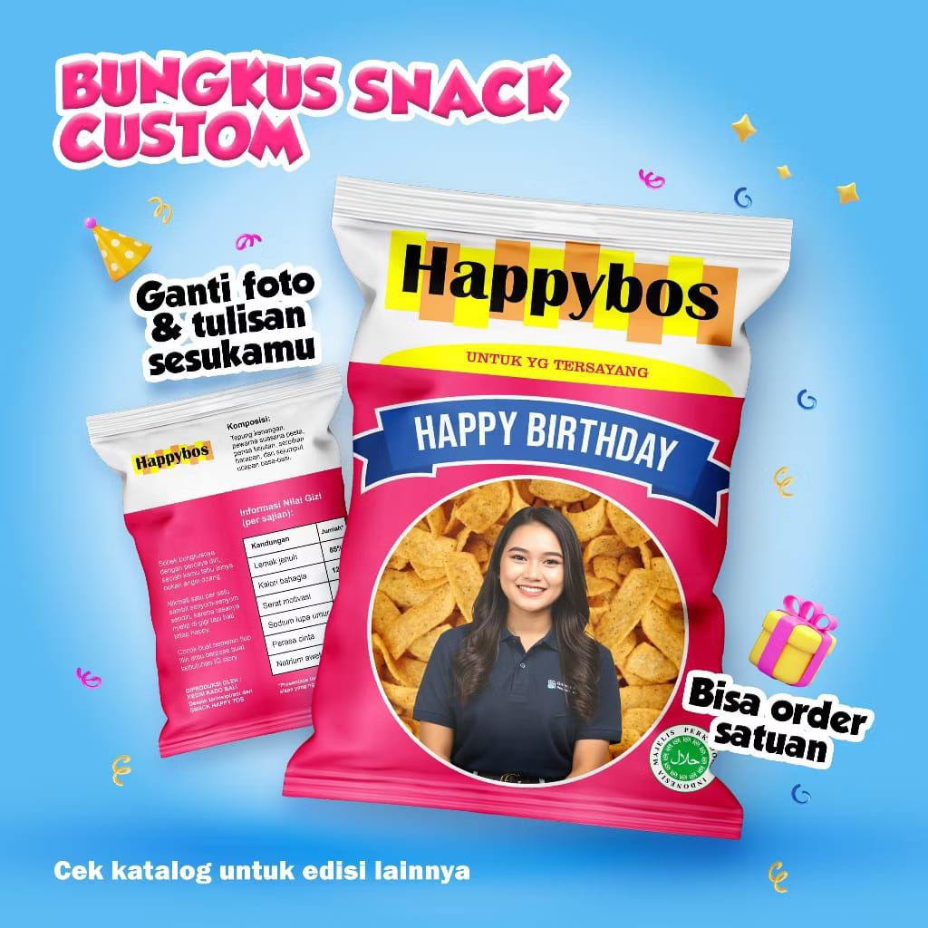 

BUNGKUS SNACK CUSTOM HAPPYTOS