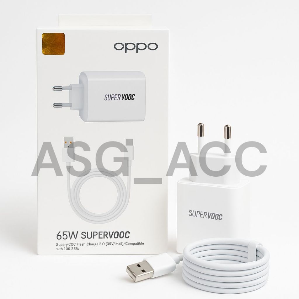 CHARGER OPPO 65WATT SUPER VOOC ORIGINAL 100%