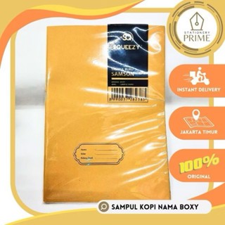 

Sampul Buku Tulis Ukuran Boxy Kopi Nama Samson