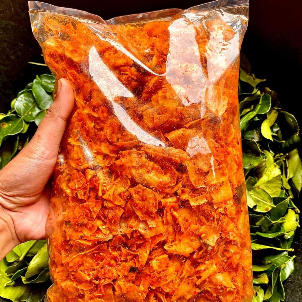 

Singkong Kriwil Aroma Pedas Daun Jeruk 500 gram