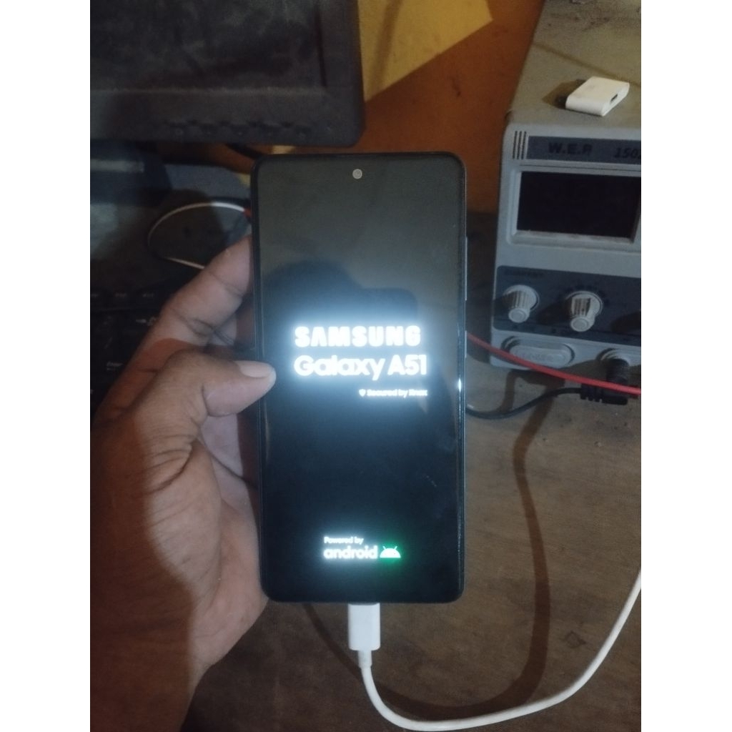 LCD FRAME SAMSUNG A51 ORIGINAL COPOTAN