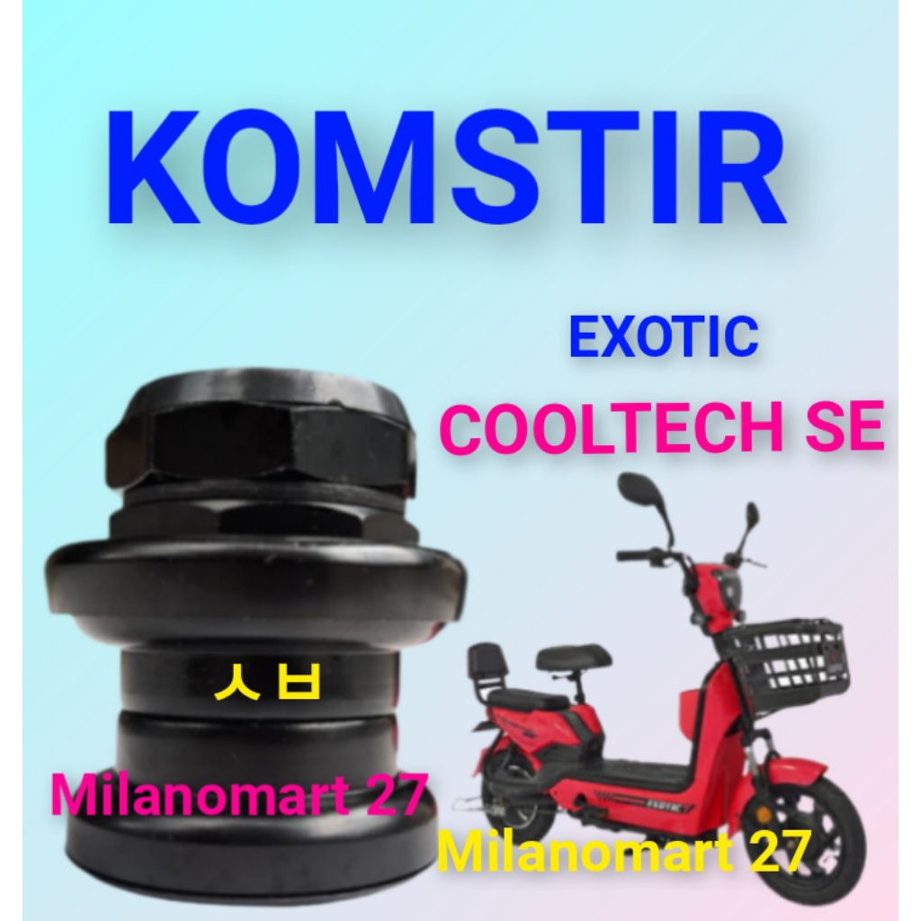 komstir exotic cooltech se kones headset sepeda listrik exotic cooltech SE