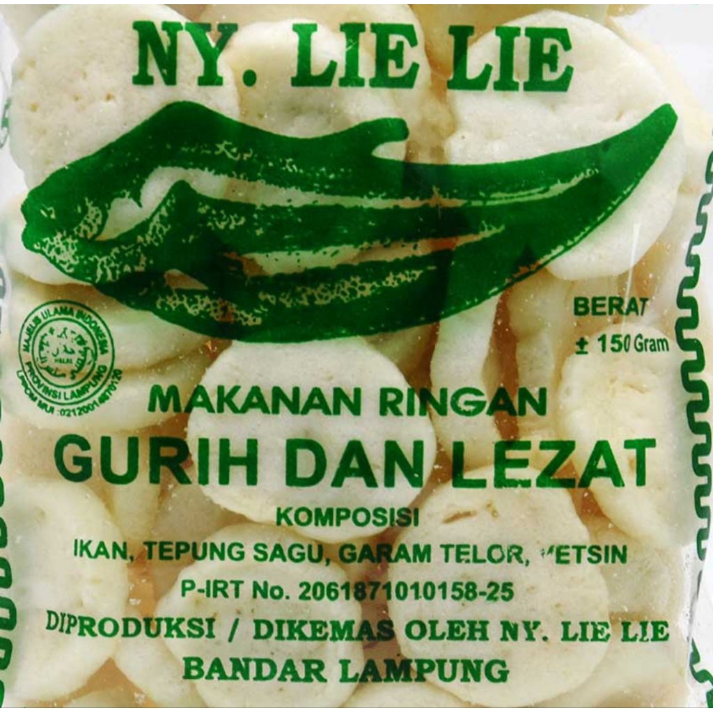

2 Pack Kerupuk Palembang Ny. Lie Lie 140 g