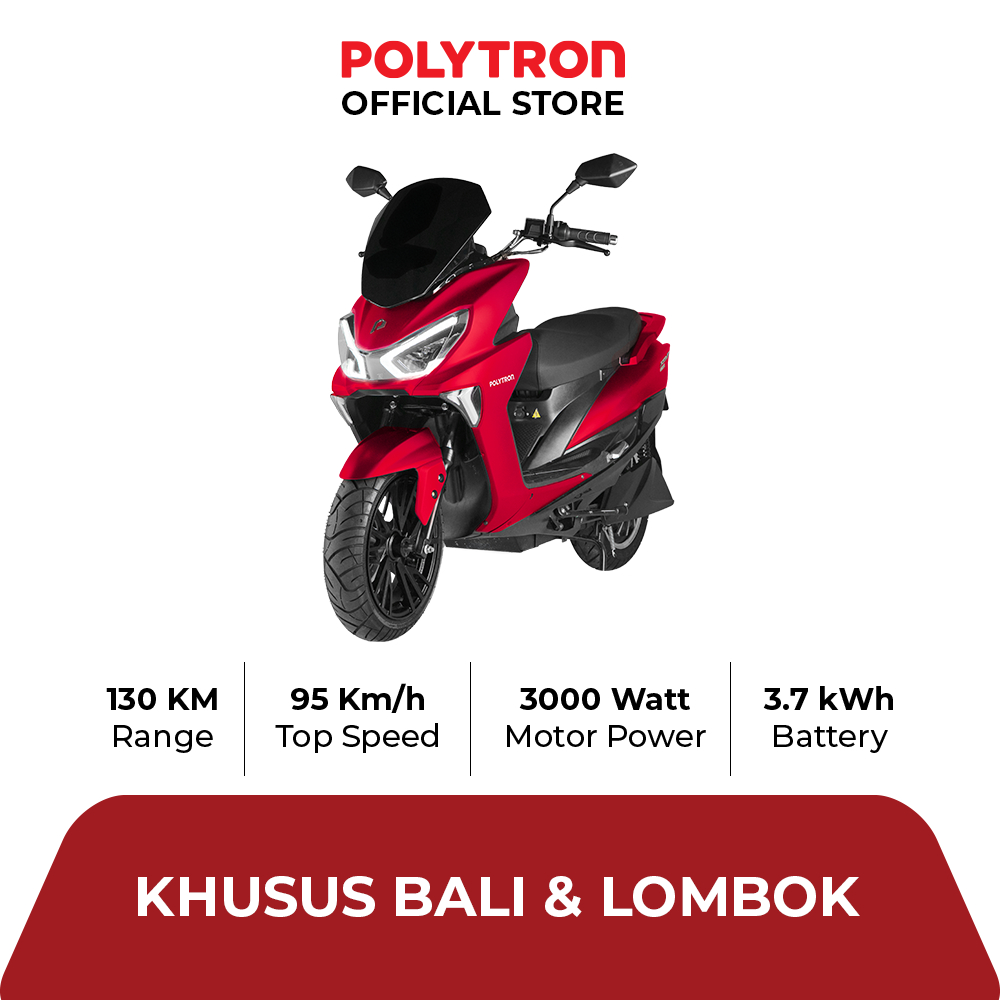 SUBSIDI POLYTRON Fox R Electric Sepeda Motor Listrik - OTR Bali & Lombok