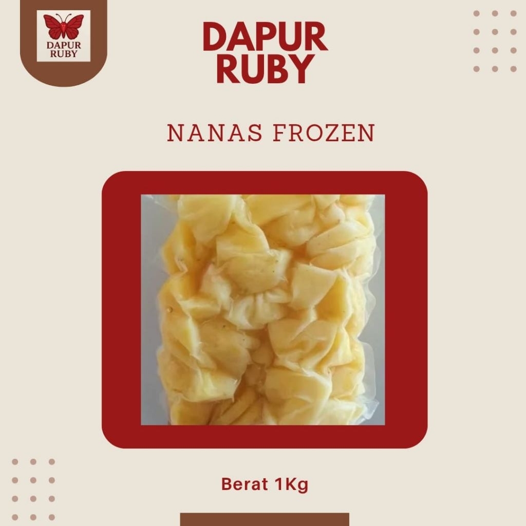 

Buah Nanas Frozen 1kg - Nanas Palembang - Siap Pakai & Praktis