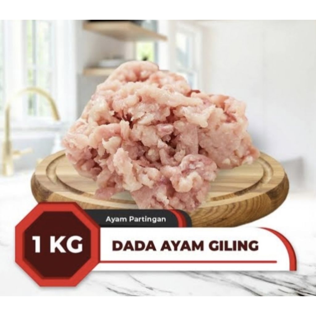 

Fillet Dada Ayam Giling / Boneless Dada Giling Fresh 1 kg (Ayam Segar)