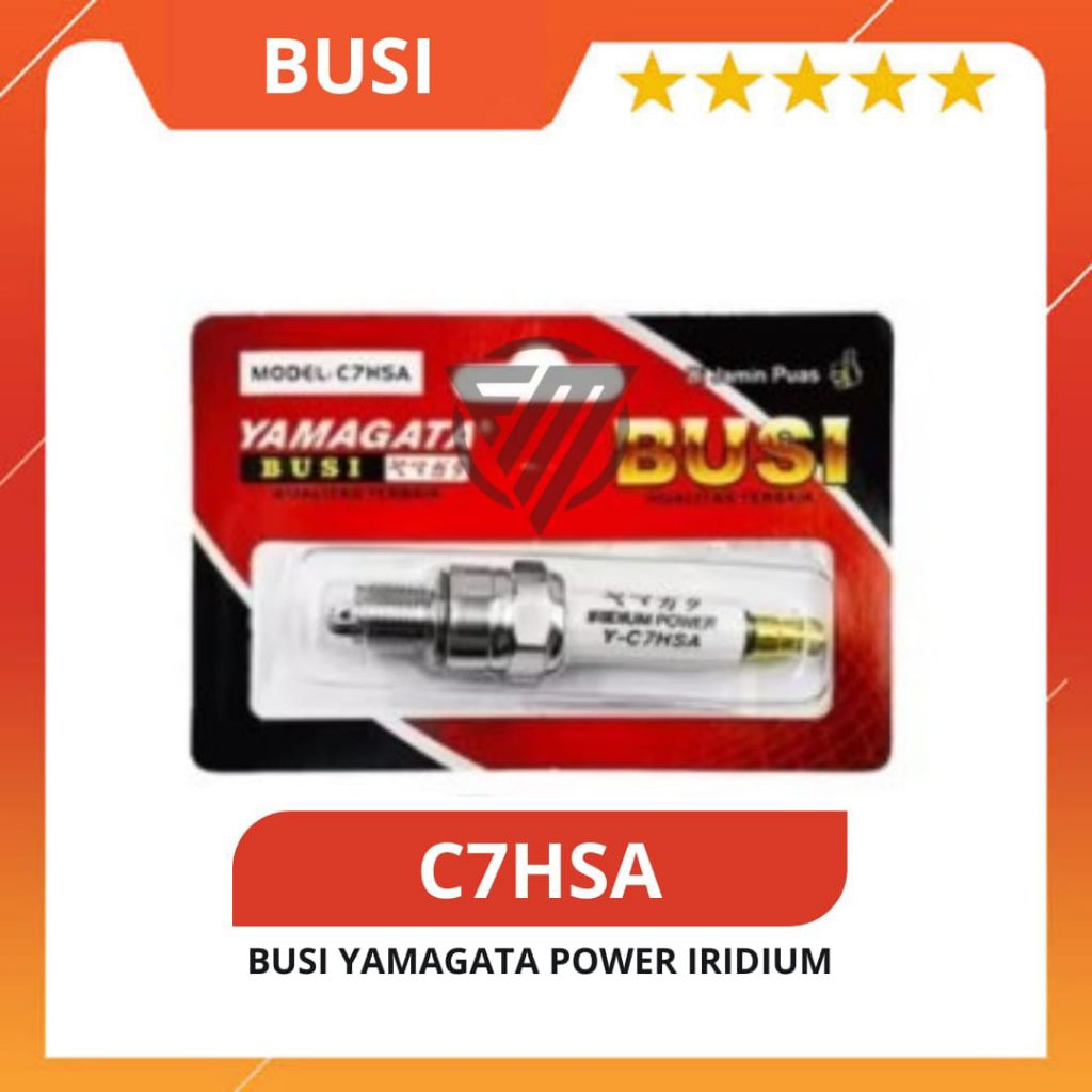 Busi Yamagata C7HSA Busi motor grand,Supra, Jupiter z,Mio,Vega r