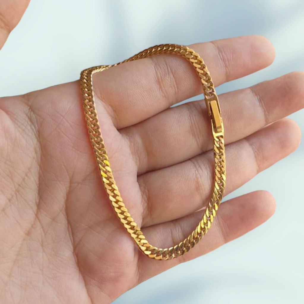 GELANG RANTAI KECIL BAHAN  ORIGINAL TITANIUM