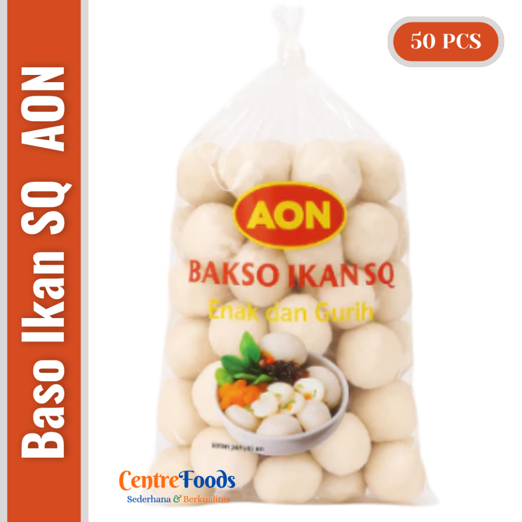 

Bakso Ikan SQ - Baso Ikan SQ AON | isi 50 Pcs - 750gr [ Harga Per BKS ]