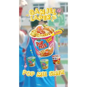 

Pop Mie Mini 1 Dus isi 12 Pcs @ 39g | Pop Mie Mini Indofood