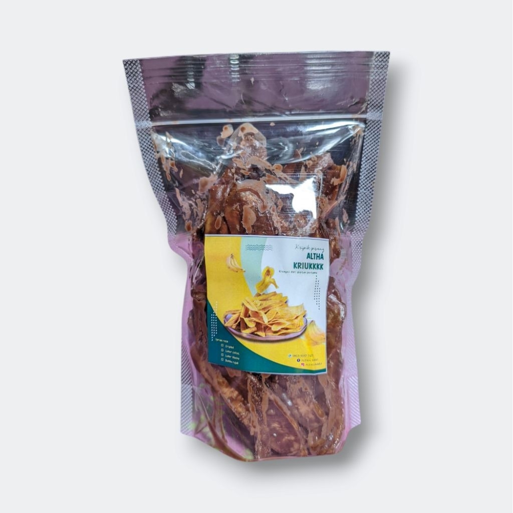 

Kripik Pisang varian Coklat Mantap. 100% tanpa bahan pengawet