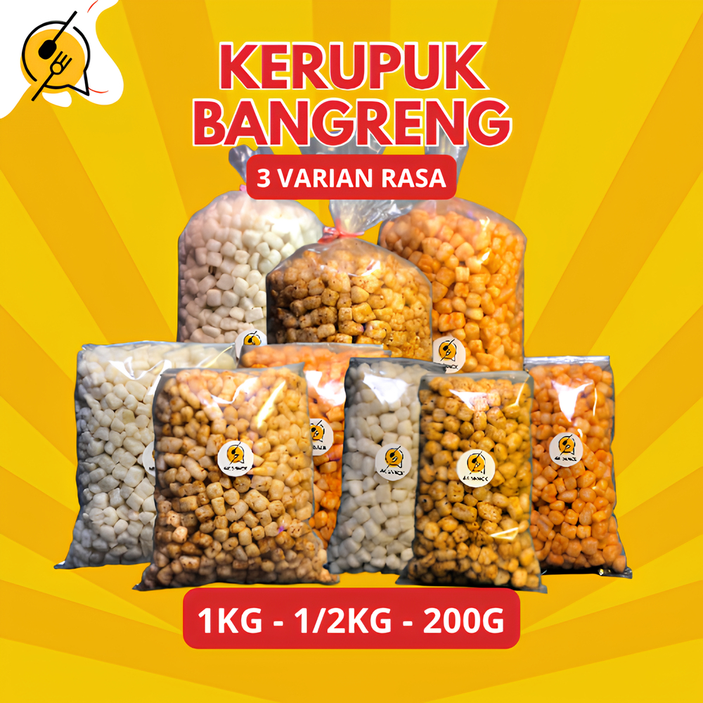

TERLARIS!!! KERUPUK BANGRENG AKSNACK 3 VARIAN RASA