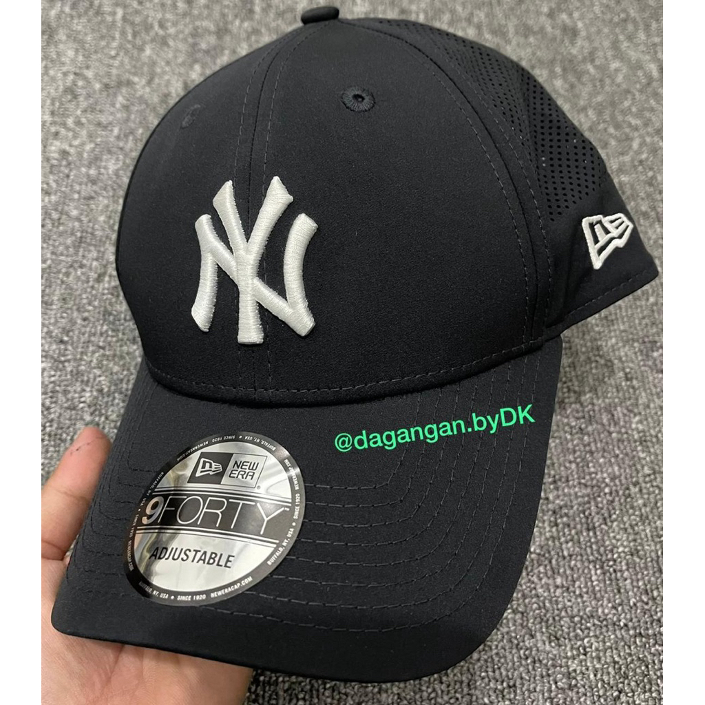 Topi New*Era Yankees 3D Logo with berpori Original 100% Hitam