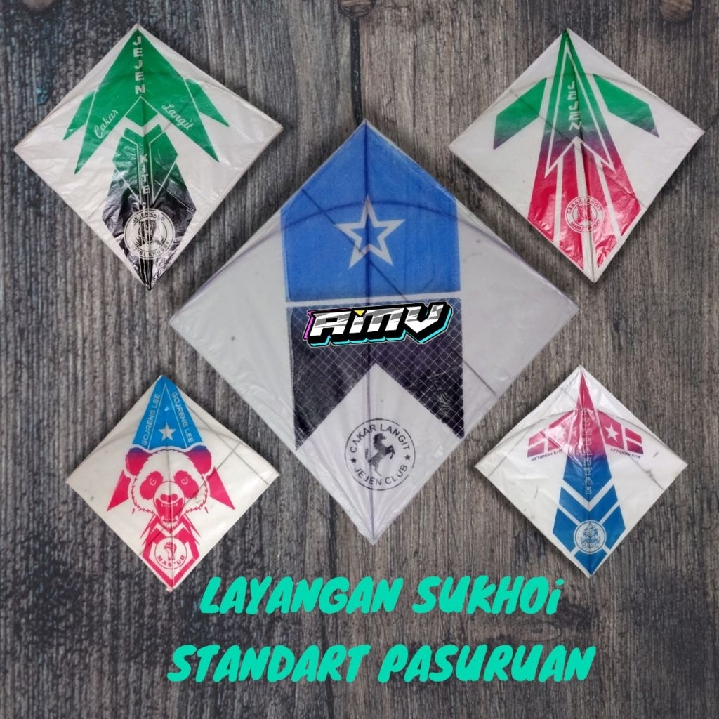 LAYANGAN ATAU LAYANG LAYANG STANDART SUKHOI Termurah isi 100pcs layangan