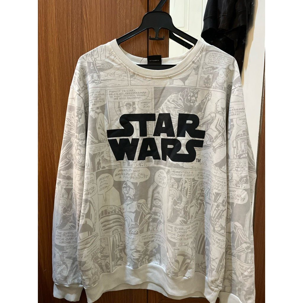Preloved Sweater Oversize Star Wars