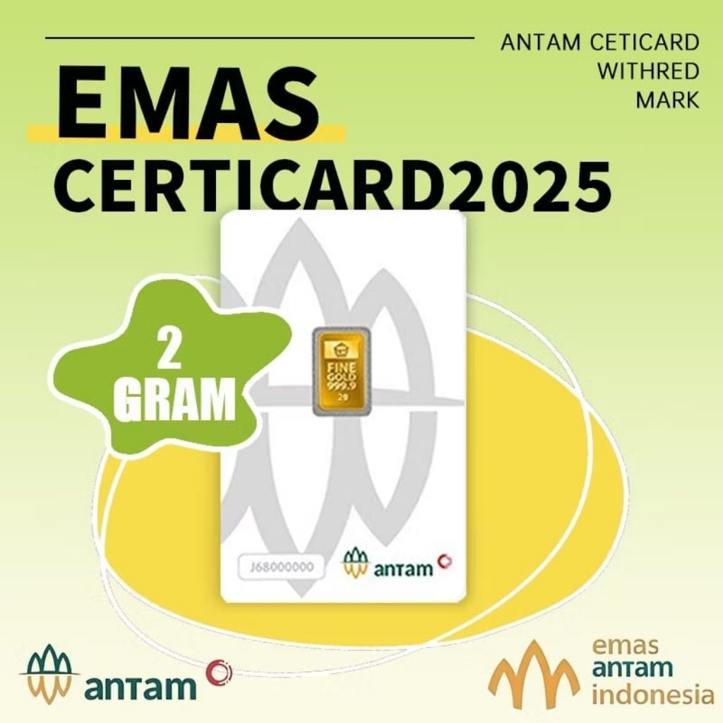 Logam Emas Antam 2 gram