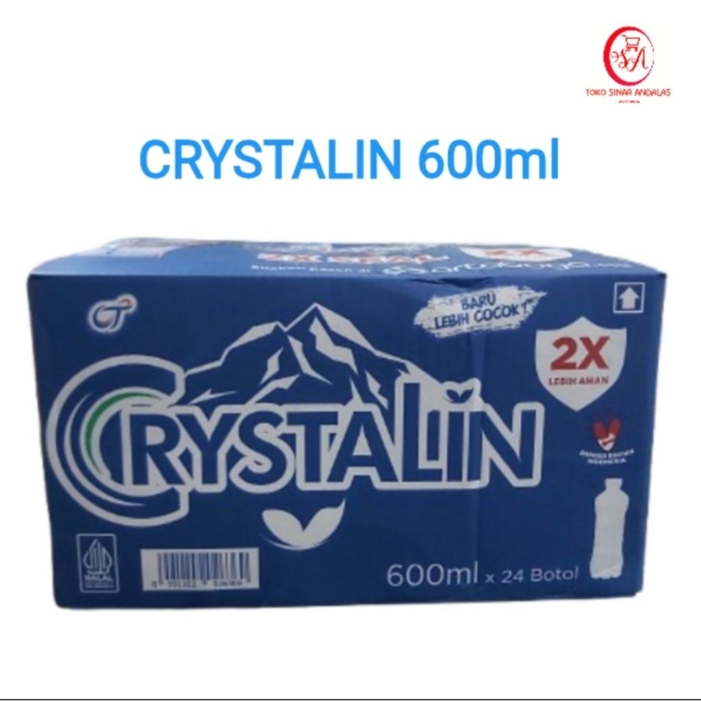

Crystaline 600ml 1dus=24btl