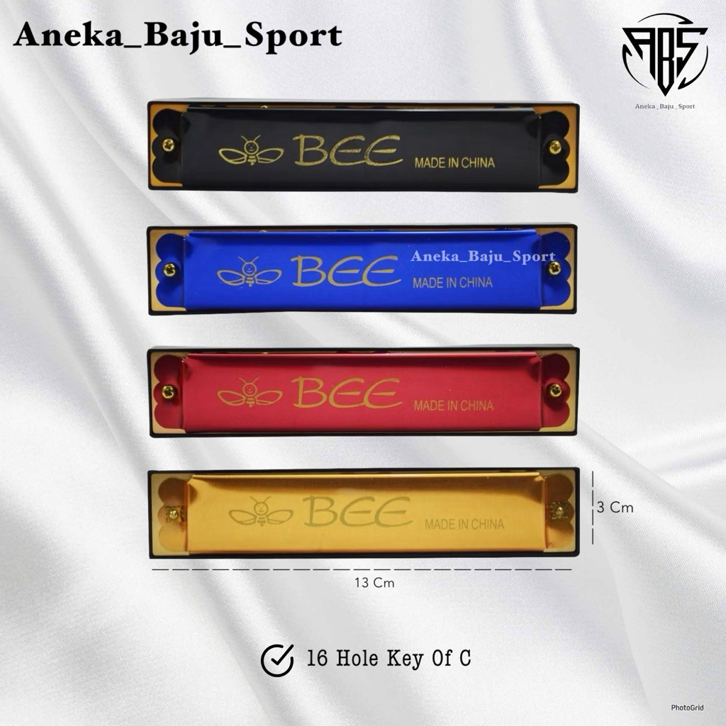 HARMONIKA KECIL BEE 16 HOLE Key C Yamaha Alat Musik Tiup Harmonica