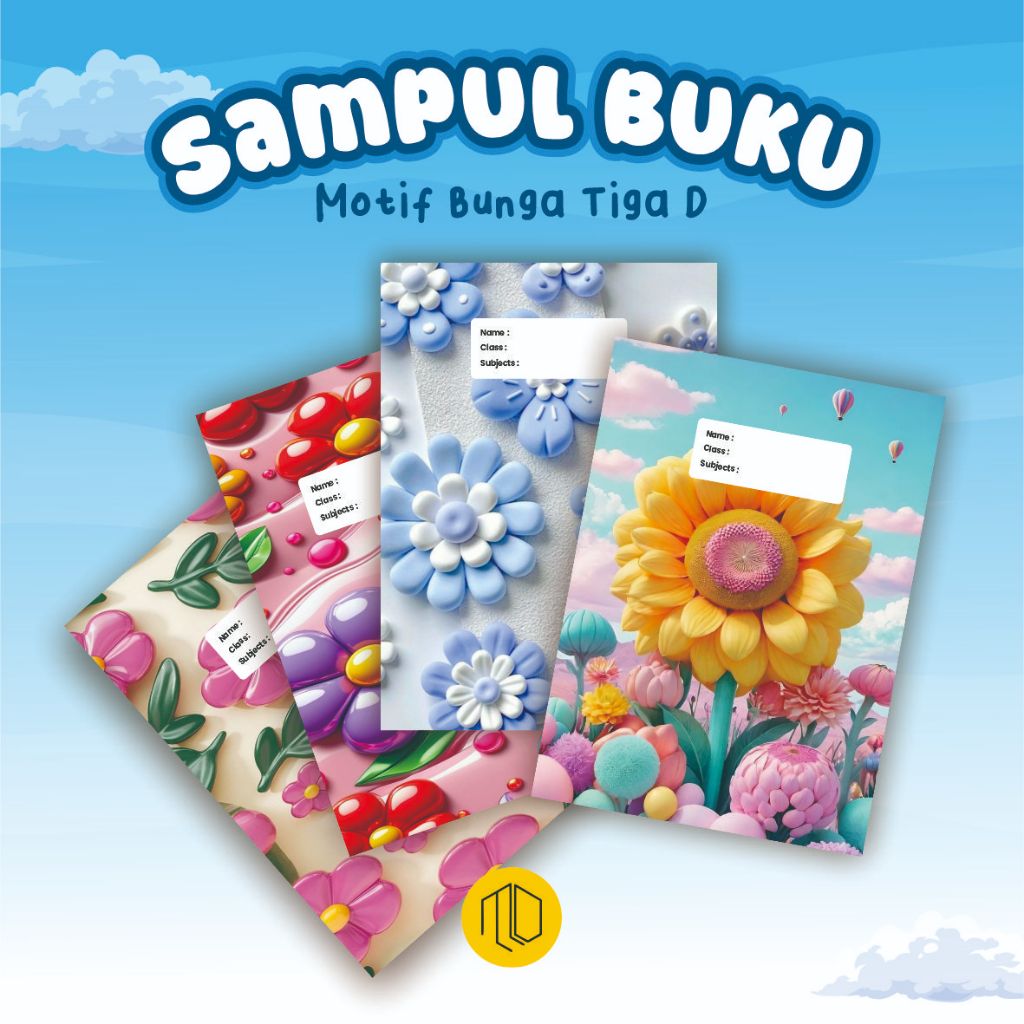 

Sampul Buku Tulis Aesthetic Isi 10 Motif Bunga 3D - Sampul Buku - Sampul Buku Aestetic - Cover Buku - A5 B5 - Sampul Bigboss - Sampul Sidu - Sampul Buku Estetik - Sampul Buku Custom Nama - Buku Tulis - Buku Latin - Sampul Coklat Buku Tulis