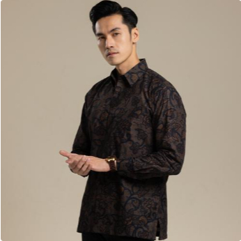 Batik Ayman - DWIJA | Kemeja Batik Pria Katun Solo Halus