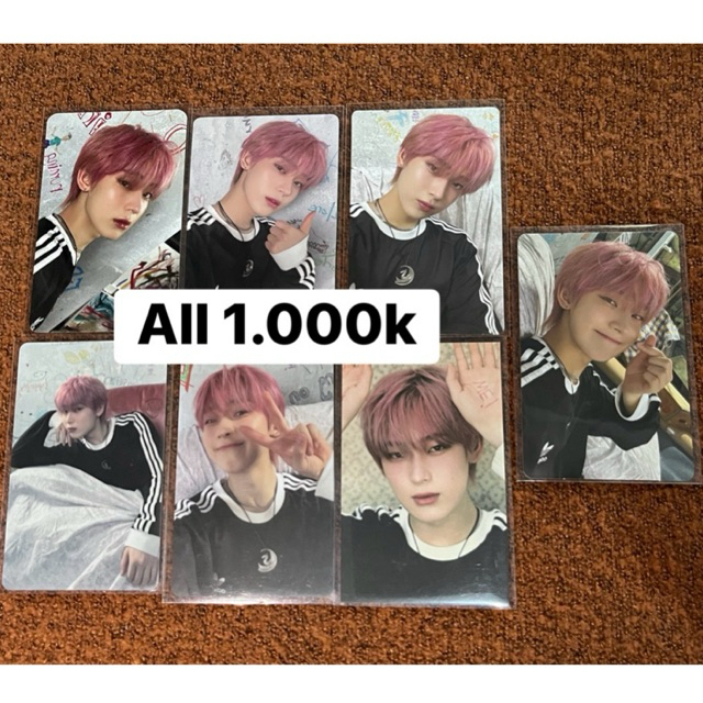Photocard PC Official Enhypen Sunoo Pink Hair d:d adidas pob pws ums yzy dimansion dilemma