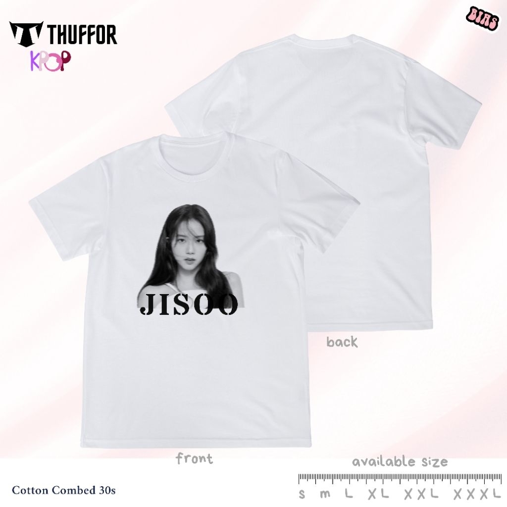 KAOS JISOO BLACKPINK | KAOS BLACKPINK | KAOS KPOP | TSHIRT BLACKPINK | TSHIRT JISOO