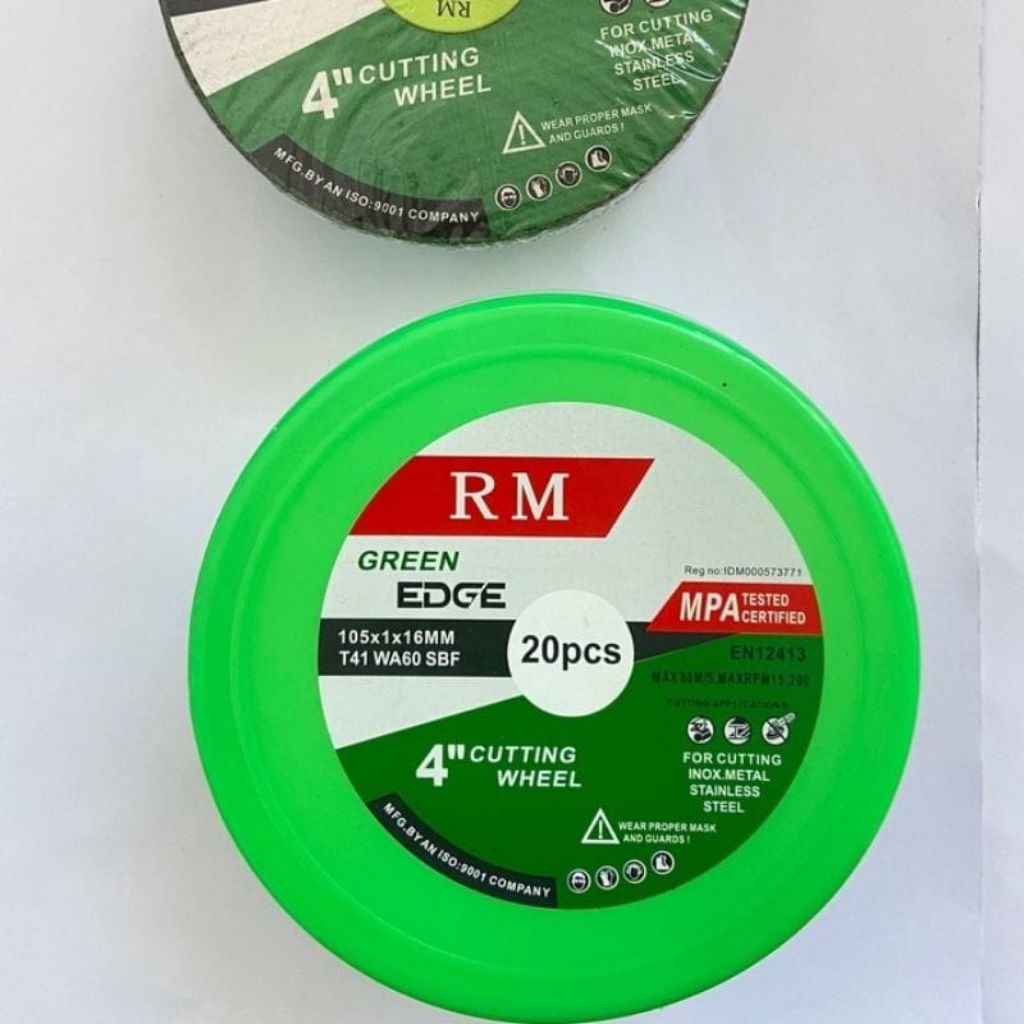 BEJI POTONG BESI 4" / BATU GERINDA POTONG / CUTTING WHELL / RM / BLACKFOOT PER PACK