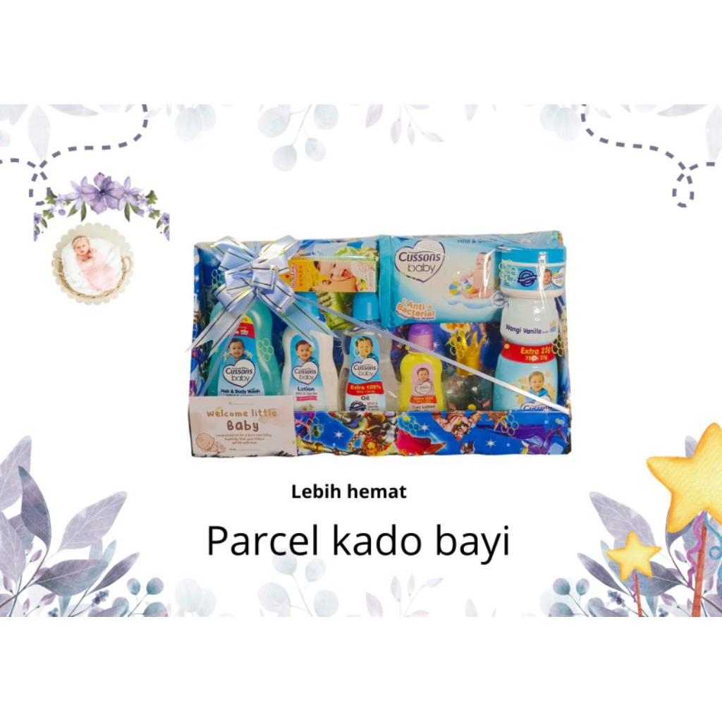 [PAKET KADO BAYI] Cusson Baby Parcel Hadiah Bayi Baru Lahir Buat Bayi Cowok dan Cewek Hampers Baby
