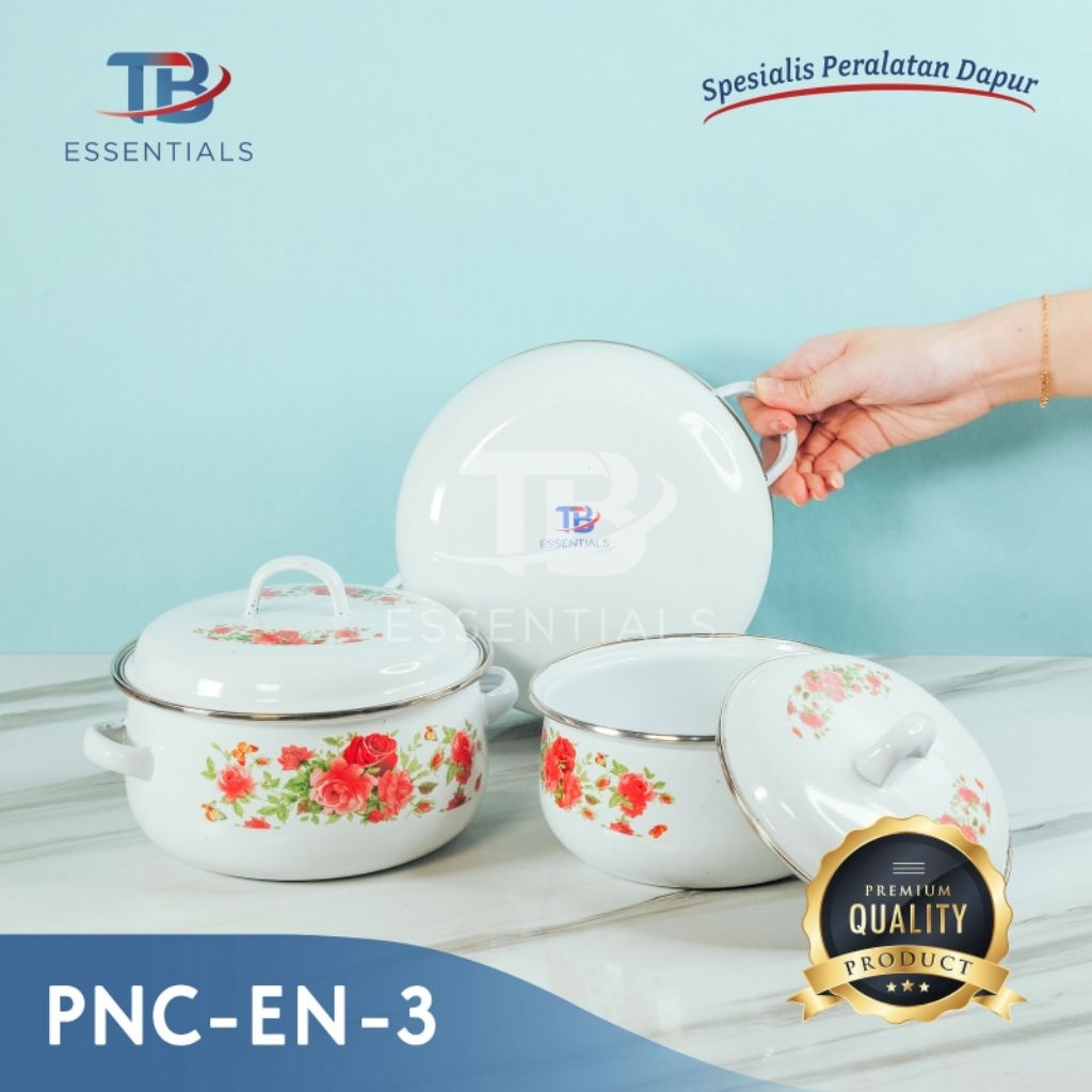 PANCI TUTUP SUSUN 3ENAMEL